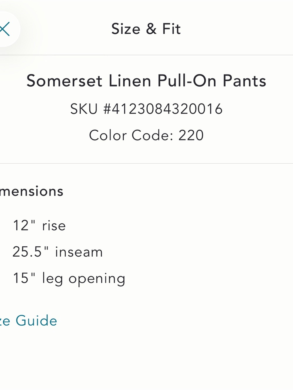 Anthropologie Somerset linen Wide-Leg Pant in Brownstone XS - Picture 2 of 5
